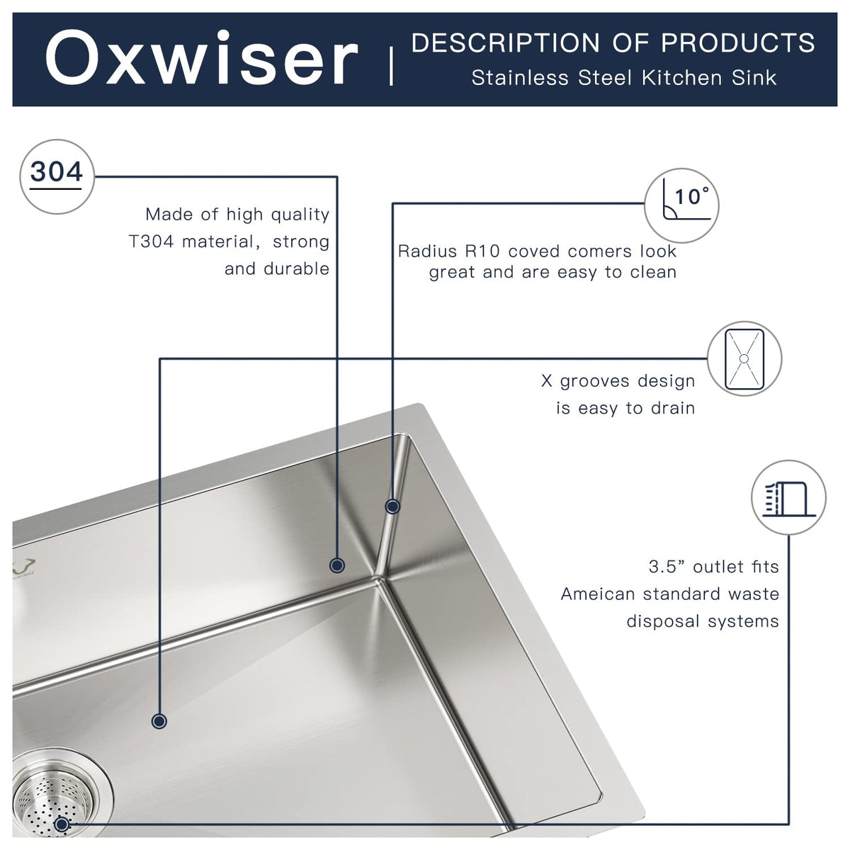 Oxwiser cotton kitchen towel adds quick cleanup during meal prep.
