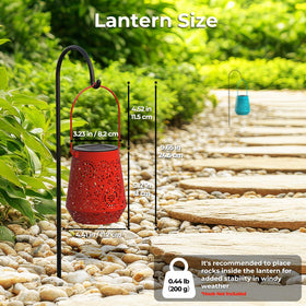 No wiring required for quick installation on patios, fences, or trees.