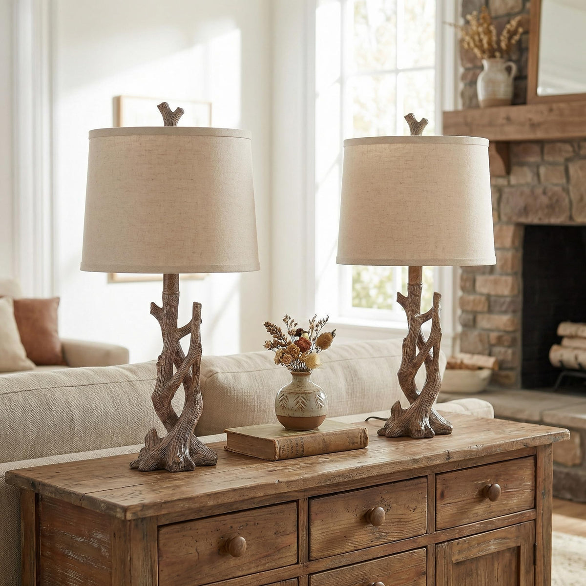 OYEARS wood-grain detail conveys rustic charm and tactile richness