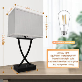 OYedis LED bulb included for immediate use