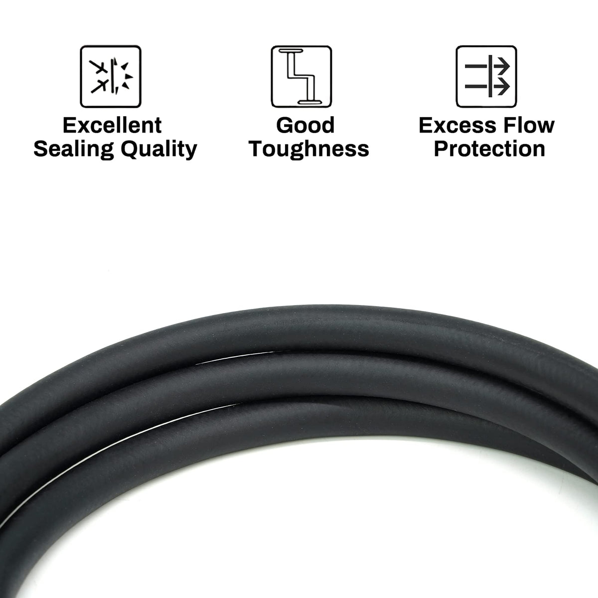 OYHBO hose end connectors close-up with 5/8 UNF-18RH fittings.
