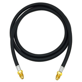 OYHBO inert gas welding hose shown from the side, flexible and durable.