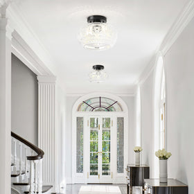 OYKYOHEI black modern ceiling light ideal for hallway ambience.