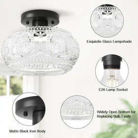 OYKYOHEI dining kitchen ceiling light blends contemporary style with warmth.