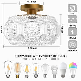 OYKYOHEI modern ceiling light with durable metal base