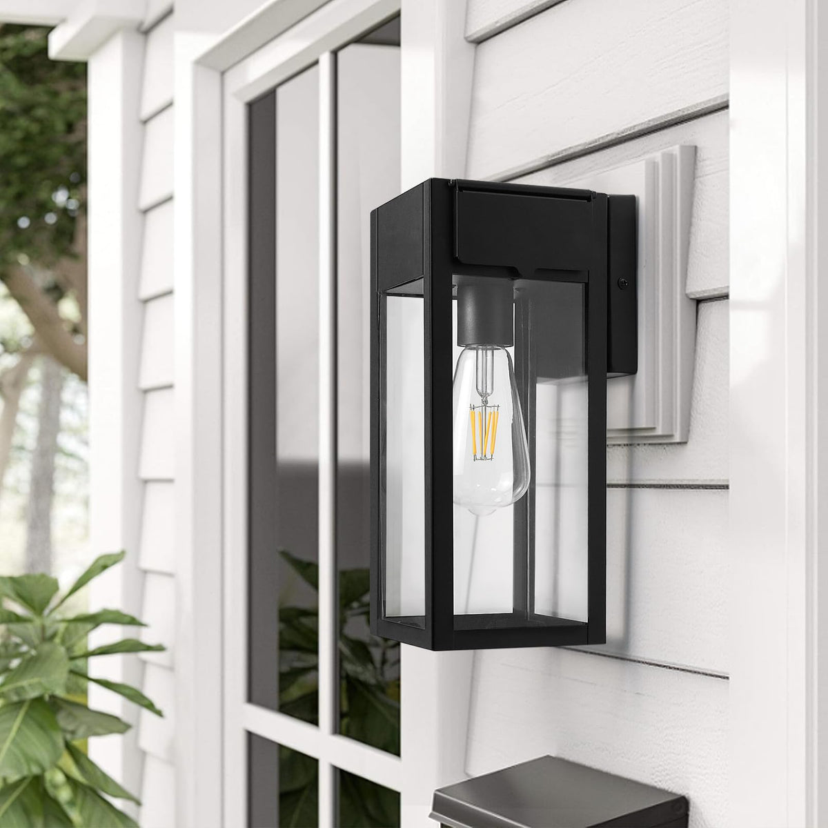OYKYOHEI two-pack porch lights cover multiple exterior entrances.