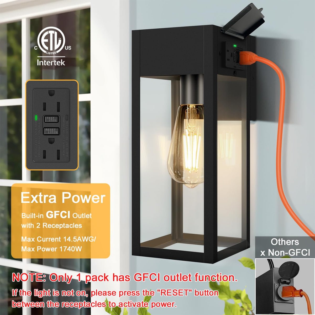 OYKYOHEI waterproof black lantern withstands rain for reliable doorway lighting.