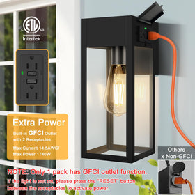 OYKYOHEI waterproof black lantern withstands rain for reliable doorway lighting.