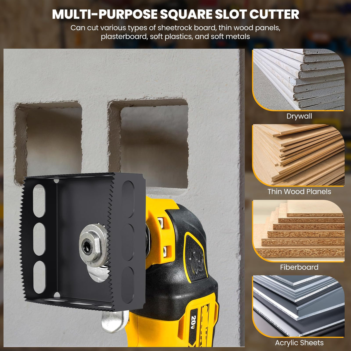 OYSSTA durable stainless steel drywall cutter with reinforced ribs for rugged use.