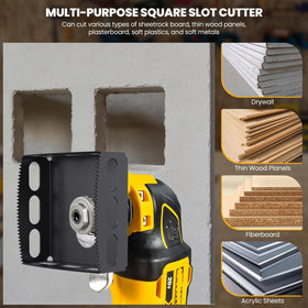 OYSSTA durable stainless steel drywall cutter with reinforced ribs for rugged use.