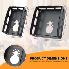 OYSSTA integrated design minimizes dust and debris during drywall cuts.