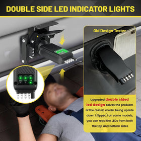 Oyviny 3-in-1 tester for 5-pin flat trailer connections