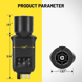 Oyviny easy plug-unplug design for efficient trailer testing