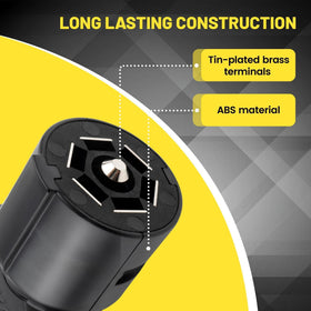 Oyviny tin-plated terminals ensure strong conductivity for readings