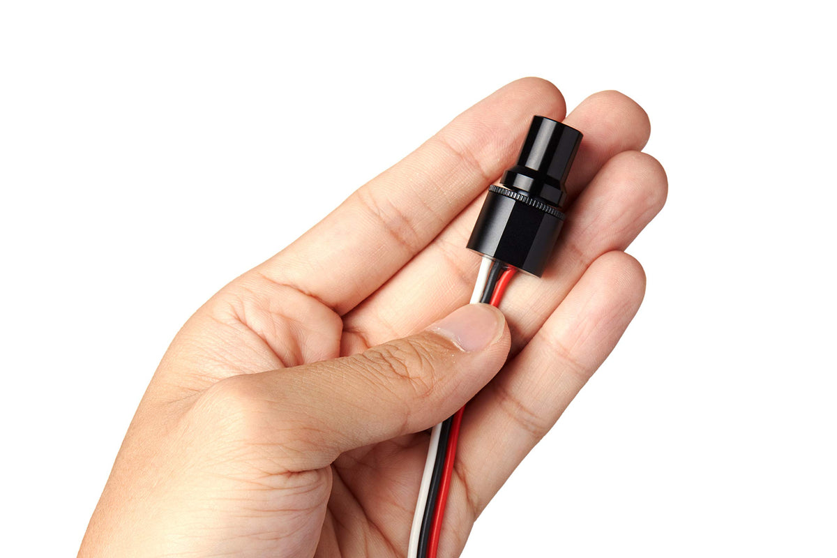 Oznium mini dimmer knob panel mount ready for clean discreet installations