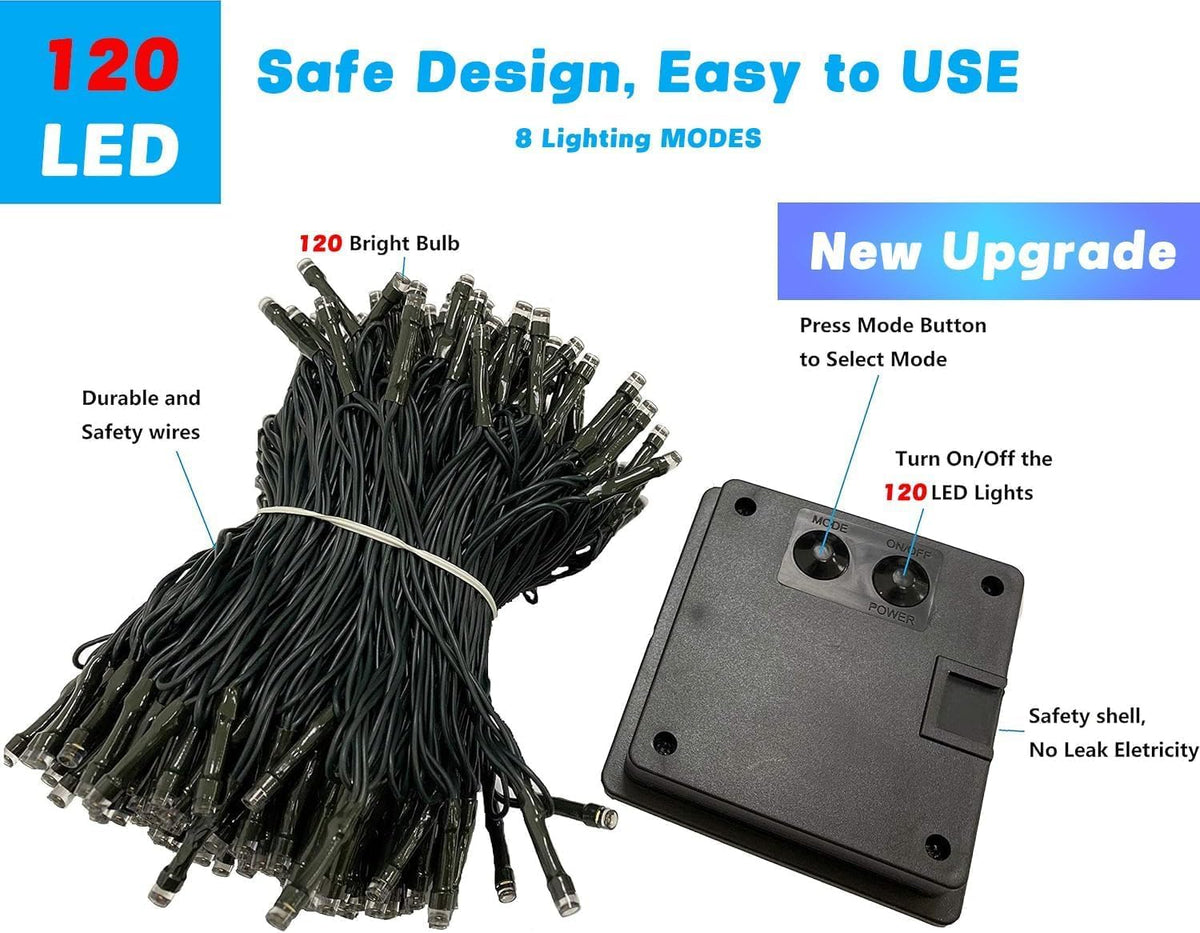 OZS compact strands with 6.6ft lead for flexible layouts