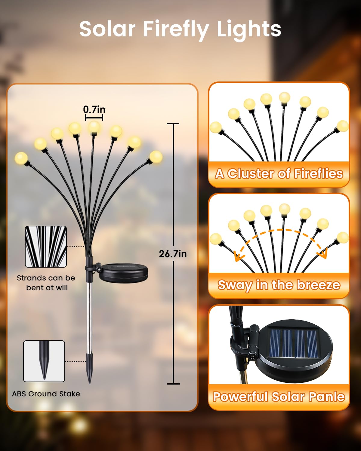 OZS ground-plug height positions lights at bed edges.