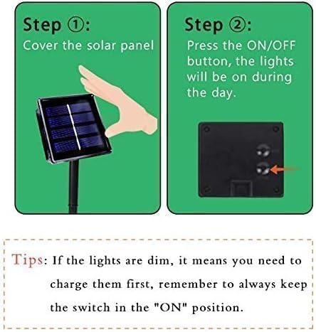 OZS solar tree lights suitable for gardens and pergolas