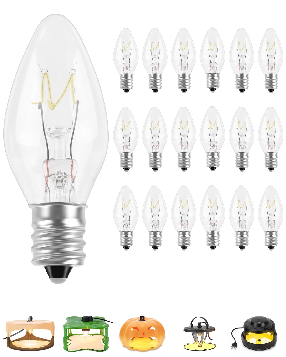 PACETAP 18-pack bulbs in box for easy restocking and planning