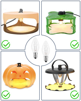 PACETAP E12 base bulbs suitable for chandeliers and fixtures