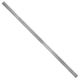 Pacific Arc stainless steel 36-inch ruler with non-slip back for precise drafting.
