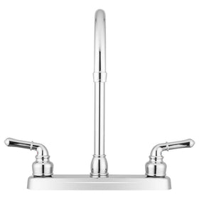 Pacific Bay Lynden ABS-plated construction keeps the faucet lightweight and budget-friendly