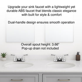 Pacific Bay Lynden durable disk valve helps prevent dripping.