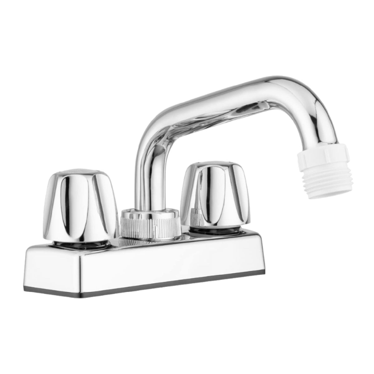 Pacific Bay Lynden with threaded spout adapter enables quick garden hose hookup.