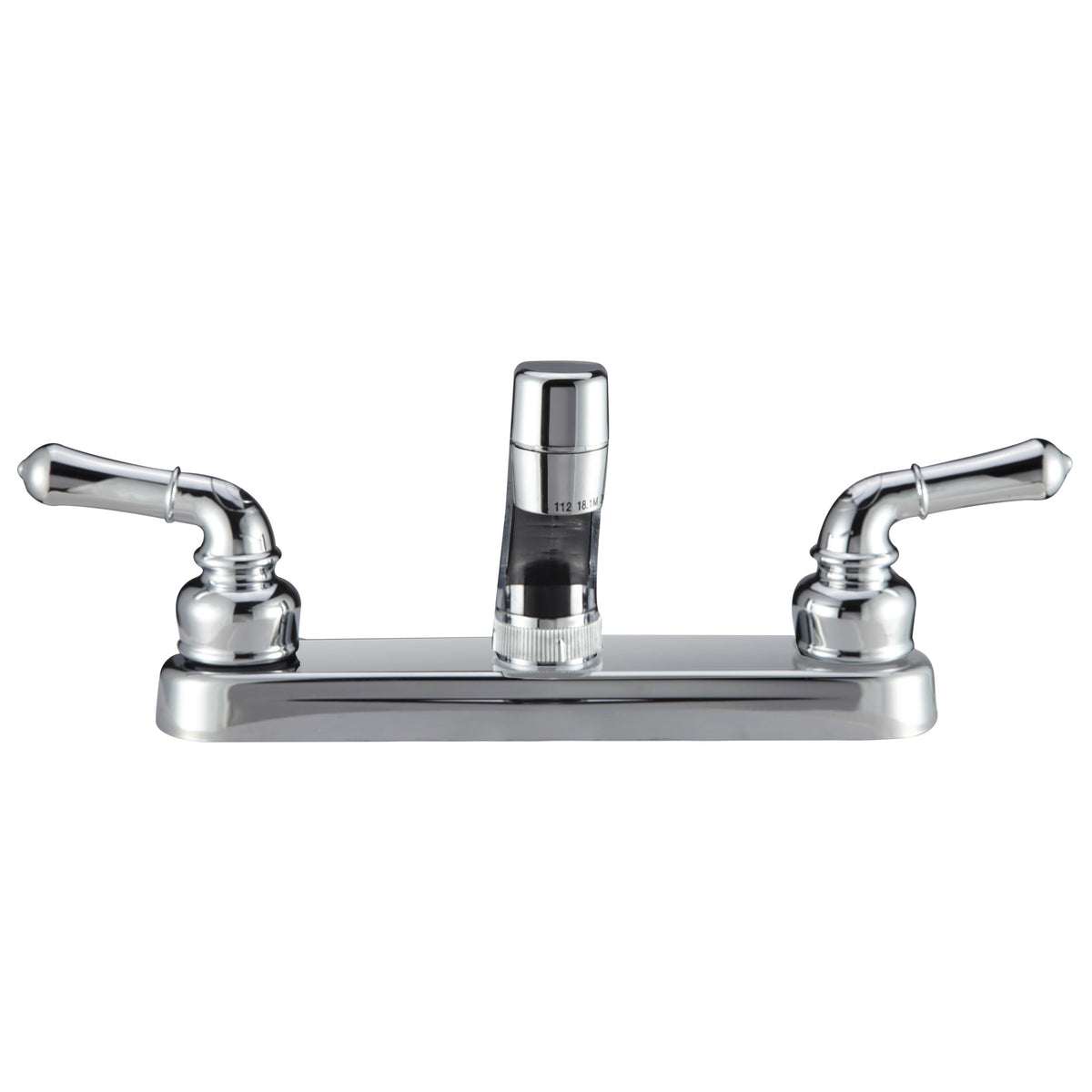 Pacific Bay PB-K14CP polished chrome finish adds modern shine