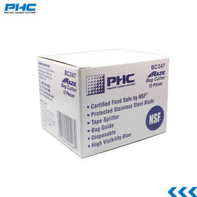 Pacific Handy Cutter BC347 recessed blade close-up showing safe, concealed cutting edge.