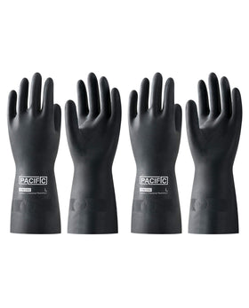 PACIFIC PPE chemical-resistant gloves with textured palm for secure grip