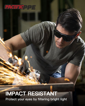 Pacific PPE IR Shade 5 filter reduces glare during torch work