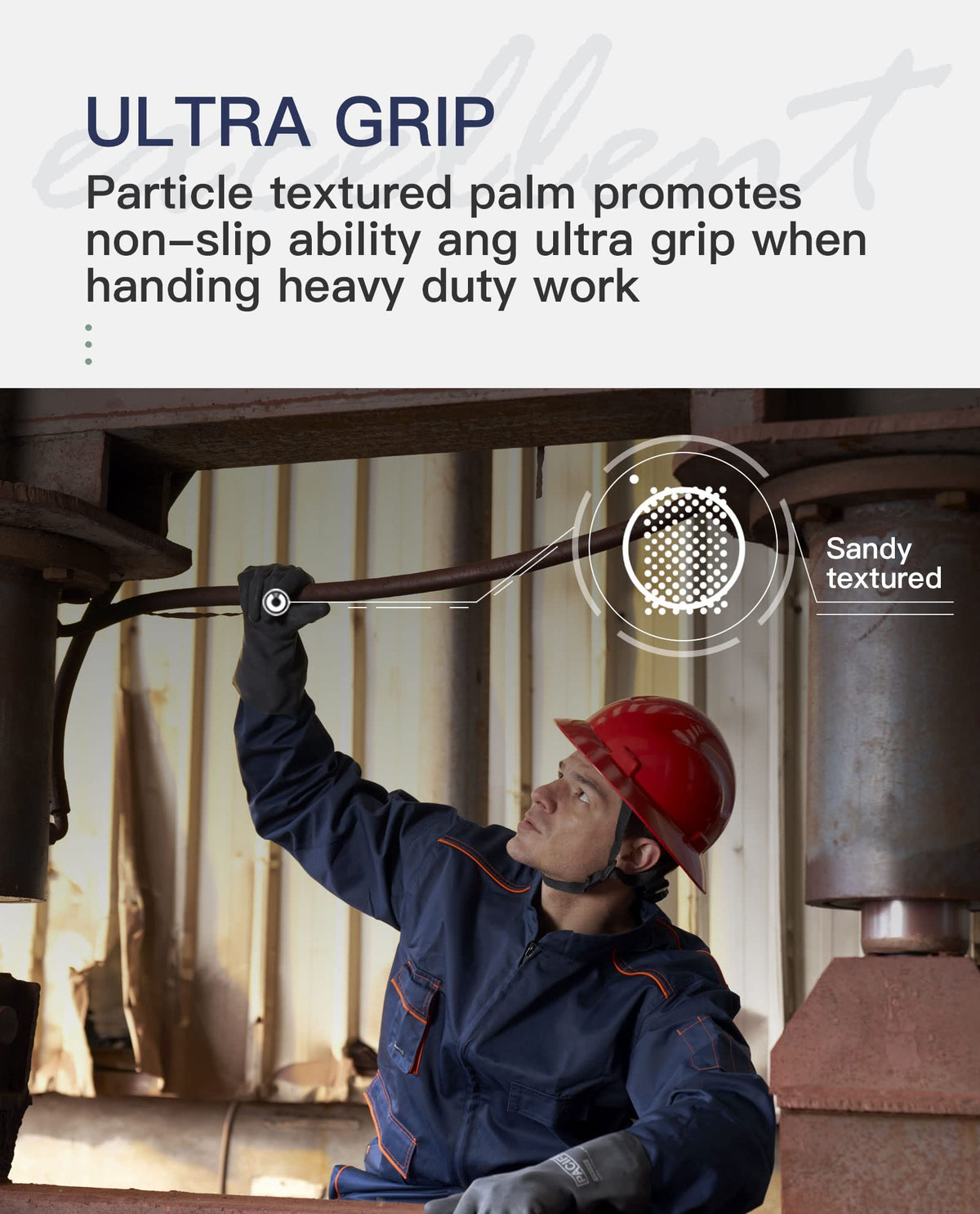 Soft latex PACIFIC PPE gloves with long cuffs for comfort