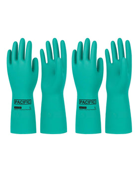 PACIFIC PPE nitrile gloves with chemical resistance for safe home and workshop use