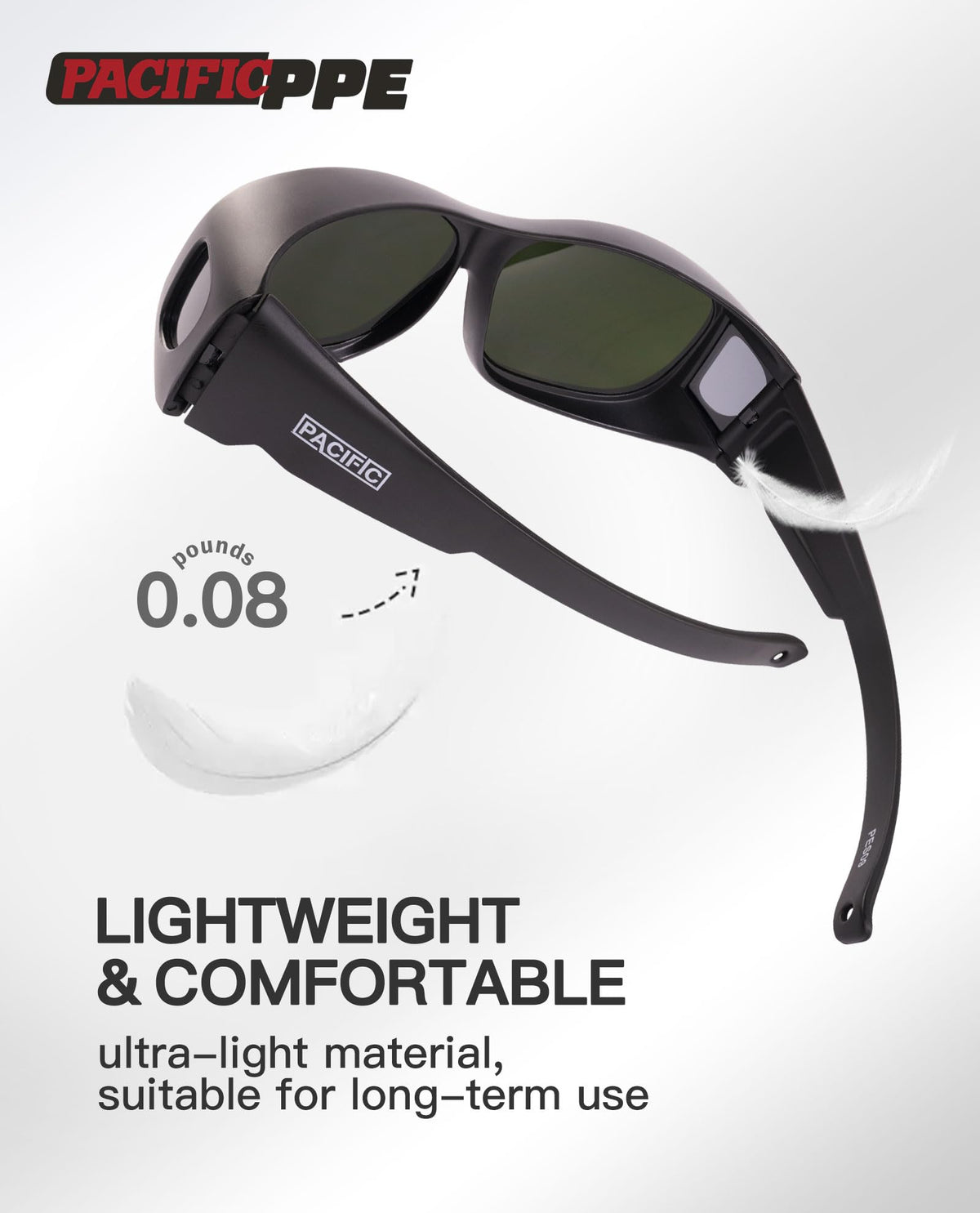 Scratch-resistant lenses stay clear longer on rugged tasks