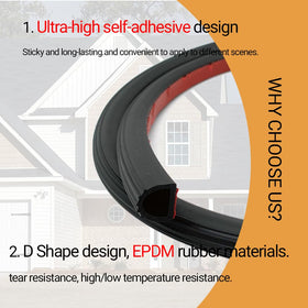 PACIXU weather strip applied to door edge seals gaps and reduces drafts