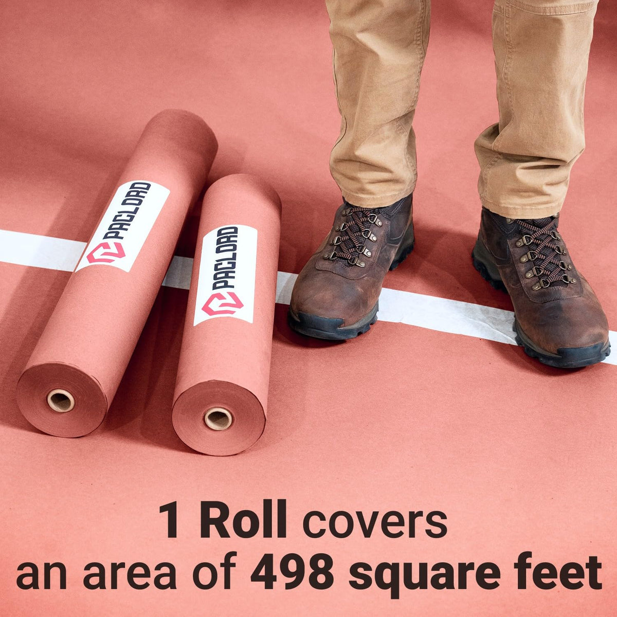 Paclord 166-foot roll delivers extensive coverage for long projects.