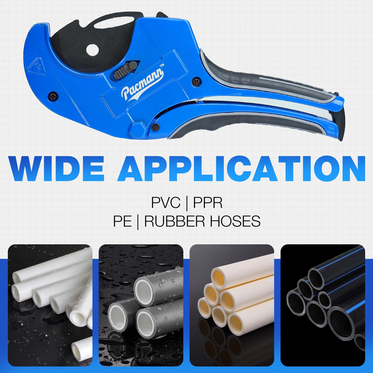 Pacmann deburring tool cleans pipe ends after cutting