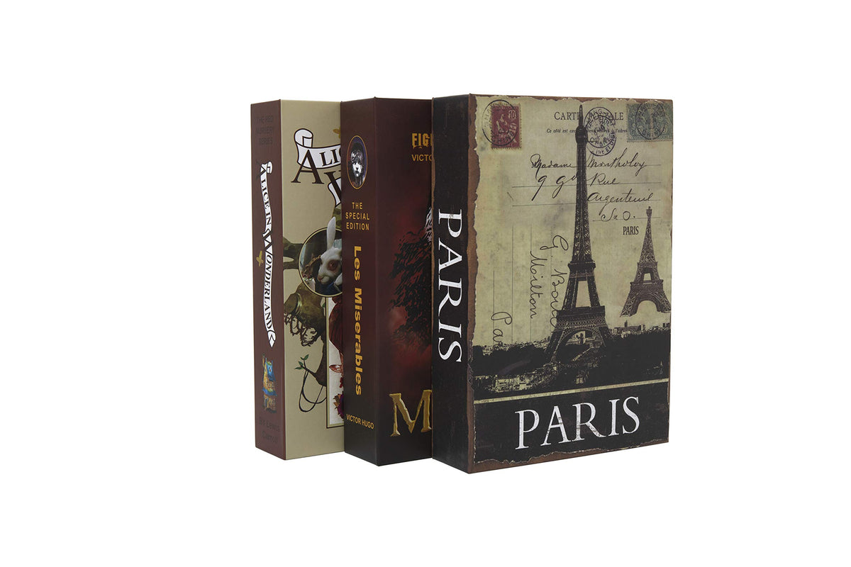 Gift-ready PACOLO book safe suitable for home or office decor