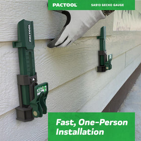 PacTool Gecko Gauge includes two adjustable clamps for versatile setup.