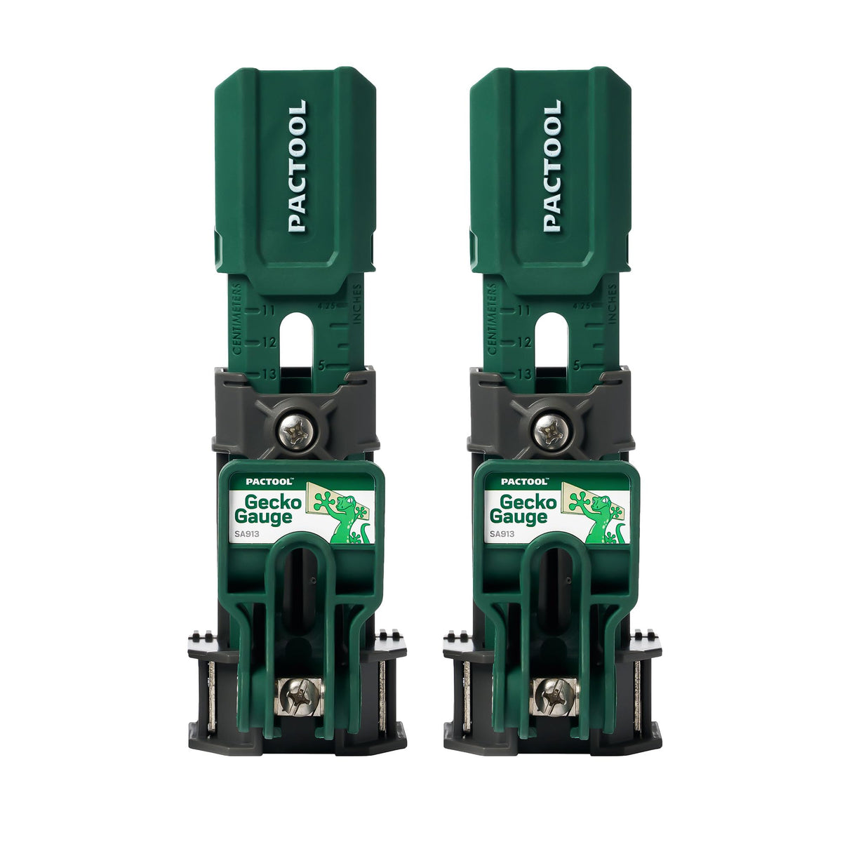 PacTool Gecko Gauge provides adjustable reveal for consistent siding spacing.