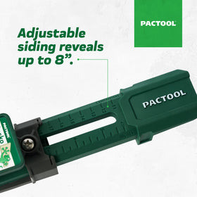 PacTool Gecko Gauge compatible with Hardie fiber cement siding.