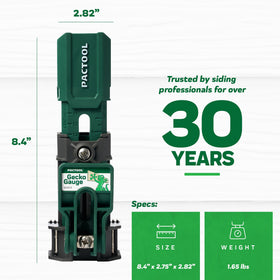 PacTool Gecko Gauge enables one person installation for faster projects.