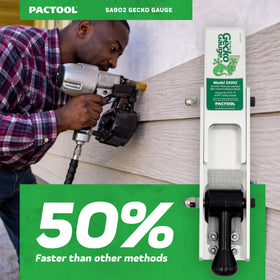 PacTool SA902 Gecko Gauge adjustable 8in reveal for larger siding jobs