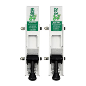 PacTool SA902 Gecko Gauge setup demonstrates quick one-person siding support
