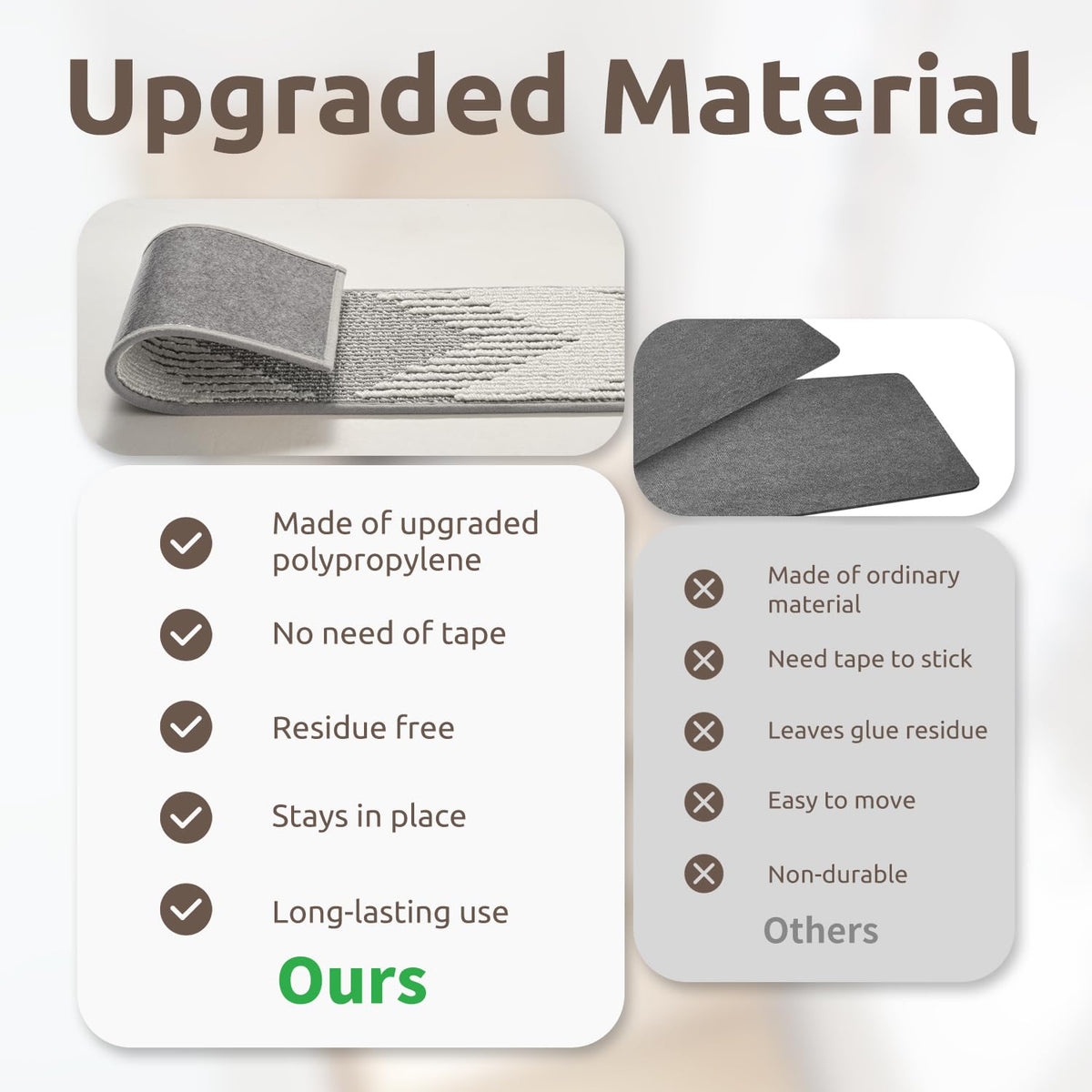 PADOOR durable material highlight wear-resistant construction for long-lasting stairs.