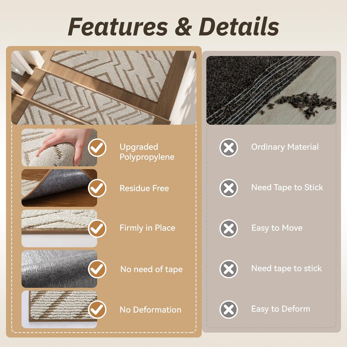 PADOOR 3D design adds style and comfort to stairs.
