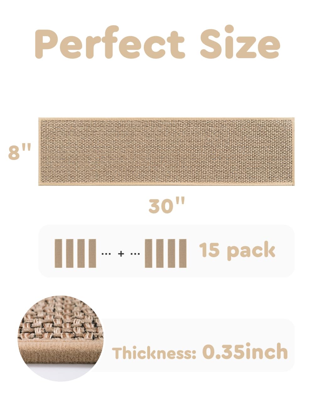 PADOOR treads supporting kids and pets with slip-free grip