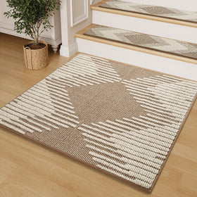 PADOOR stair treads non-slip for wooden steps improve traction and safety.