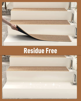 PADOOR stair treads protecting wood paint and reducing wear
